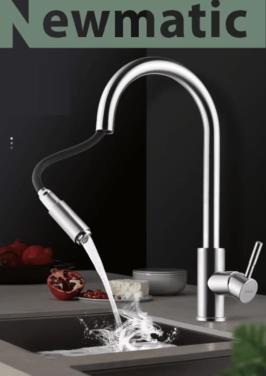 T04MF Kitchen Flexi Mixer Tap