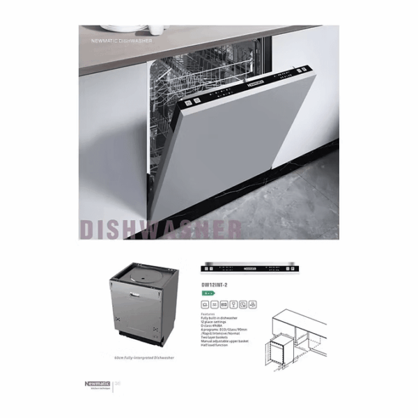 DW12INT-2 Fully Built-in Dishwasher - Image 3