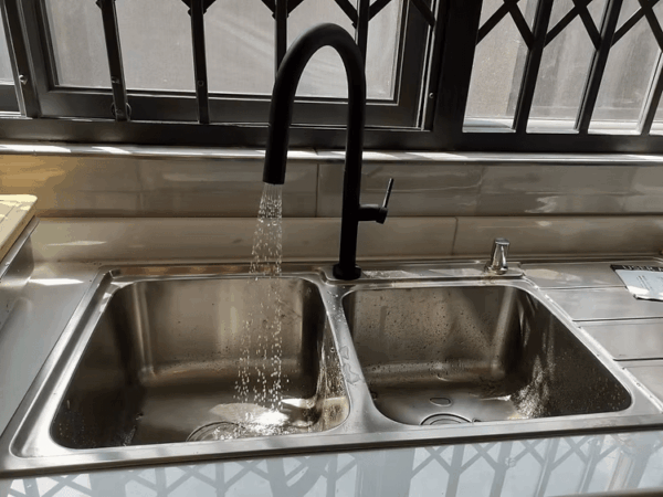 Double 120 Handcrafted Kitchen Sink - Image 2