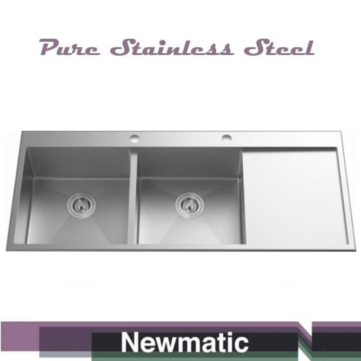 Double 120 Handcrafted Kitchen Sink